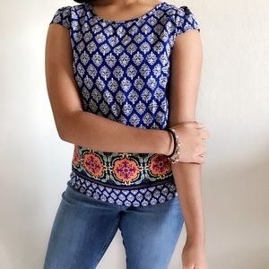 Multi colored blouse